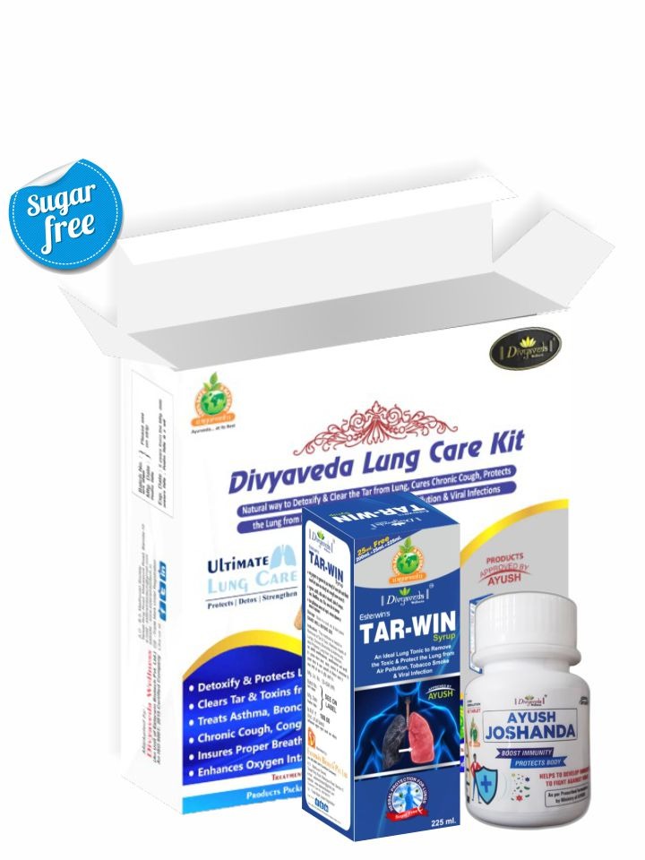 Divyaveda Lung Care Combo Combo (Sugar Free)
